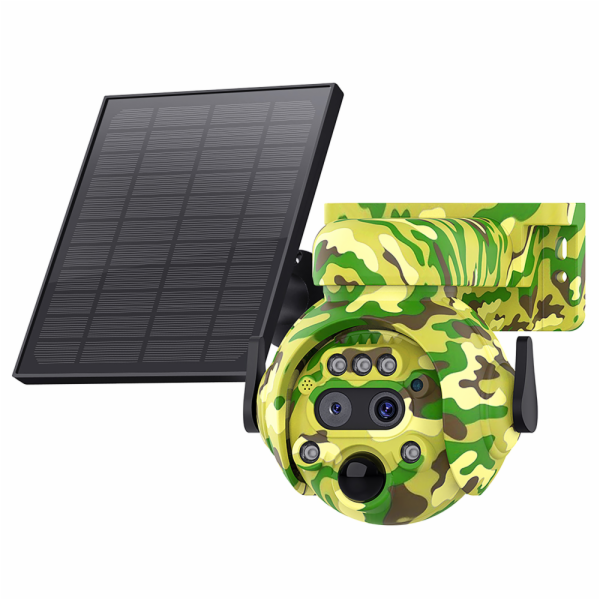 Viking solární outdoorová HD kamera HDs04 4G, zelená