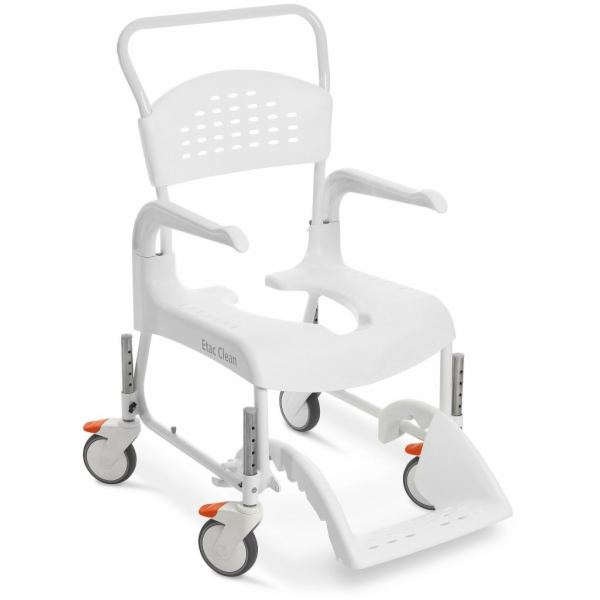 ETAC Clean 55 cm / 4 brzdy Invalidní vozík s funkcí WC Bílý
