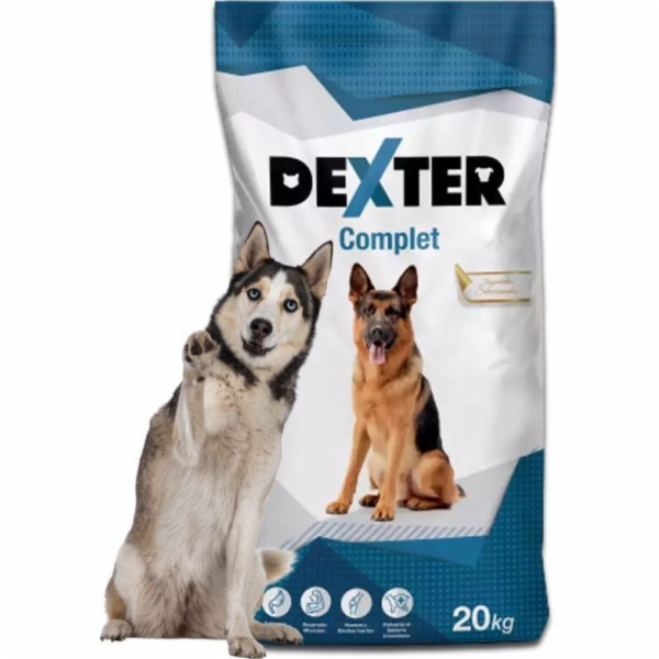 DEXTER Complete pro velká plemena - suché krmivo pro psy ...