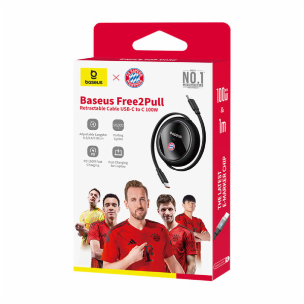 Nabíjecí kabel Baseus USB-C na USB-C 100W (černý) Bayern ...