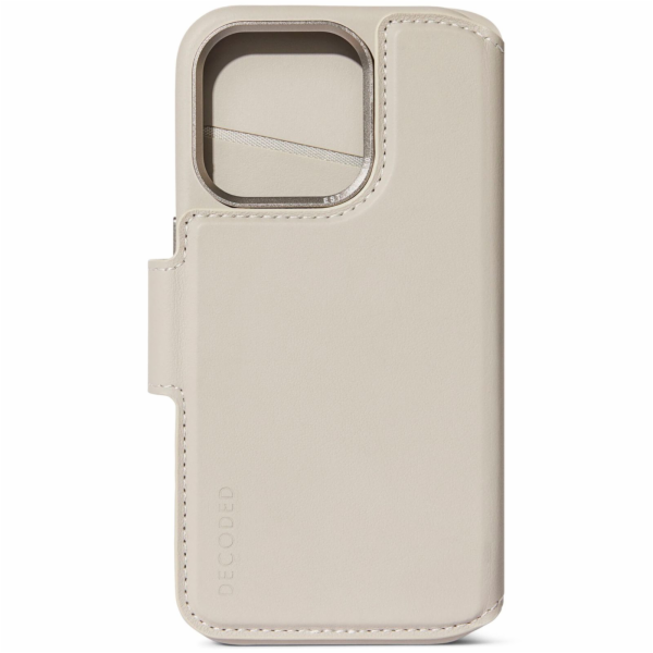 Decoded Leather Detachable Wallet iPhone 15 Pro Max Clay