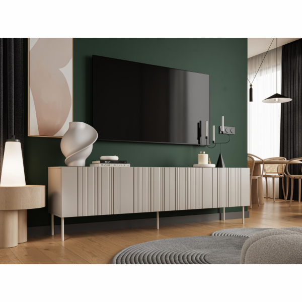 RTV skříň ISLA 200x40x60 kašmírová matná