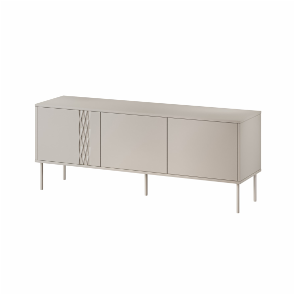 Cama 3D RTV skříň TRESSE 150x40x55 kašmírová matná