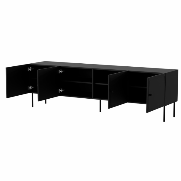 Cama 4D RTV skříň PALAZZO BIS 201x40x60 černá matná