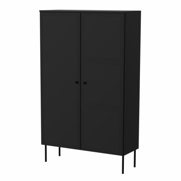 Cama Vitrína PALAZZO BIS 100x39x166 matná černá