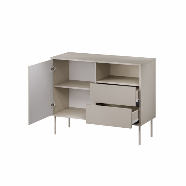 Cama 1D2S TRESSE komoda 100x40x75 kašmírová matná