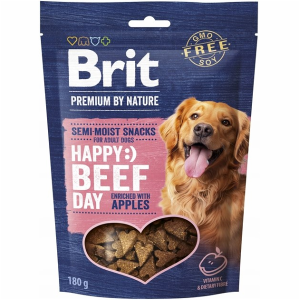 BRIT Premium Dog Snack Beef with Apples - pamlsky pro psy...
