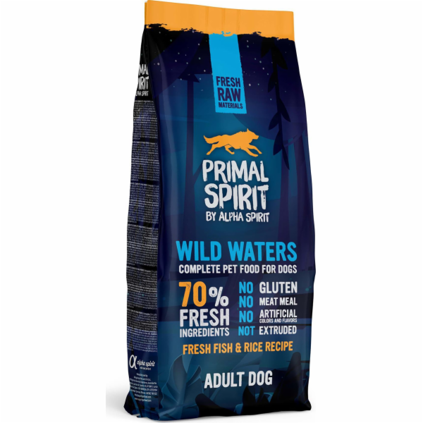 PRIMAL SPIRIT Wild Waters - polosuché krmivo pro psy - 12 kg