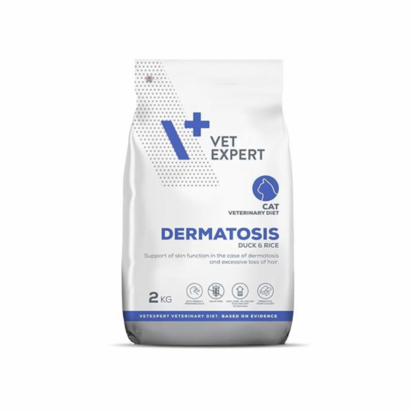 VET EXPERT Veterinary Diet Dermatosis Cat Duck & Rice – s...