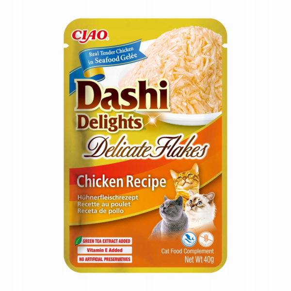 INABA CAT Dashi Delights Jemné vločky kuřete - pochoutka ...