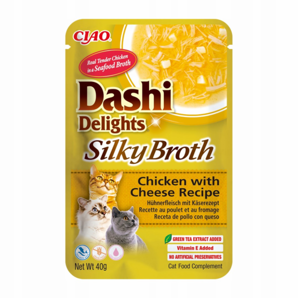 INABA CAT Dashi Delights Silky Broth Chicken with Cheese ...