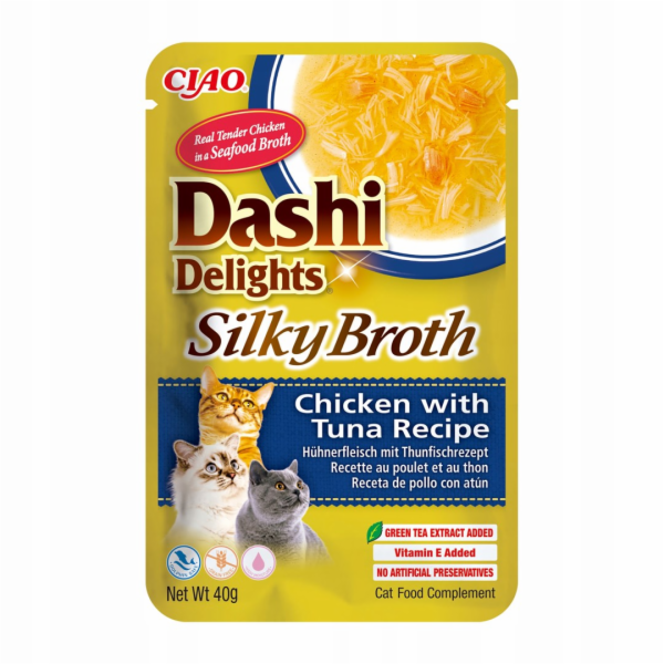 INABA CAT Dashi Delights Silky Broth Chicken with Tuna - ...