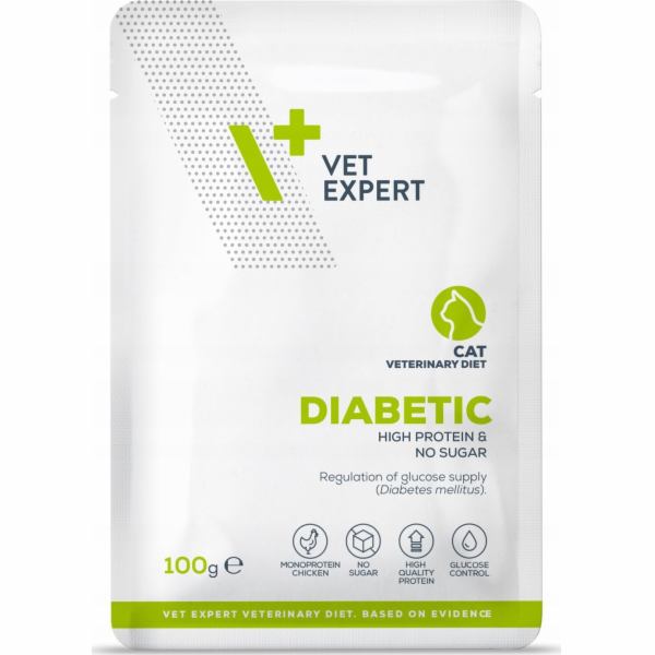VETEXPERT Veterinary Diet Diabetic Cat - mokré krmivo pro...