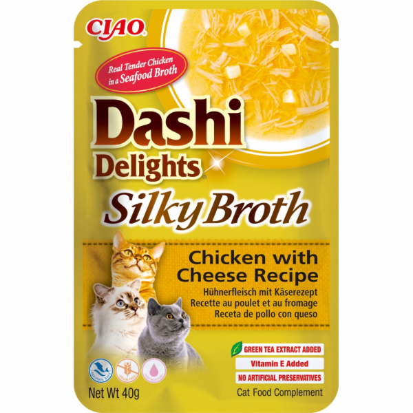 INABA CAT Dashi Delights Silky Broth Chicken with Cheese ...