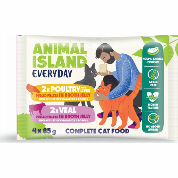 ANIMAL ISLAND Everyday Veal and poultry with liver - mokr...