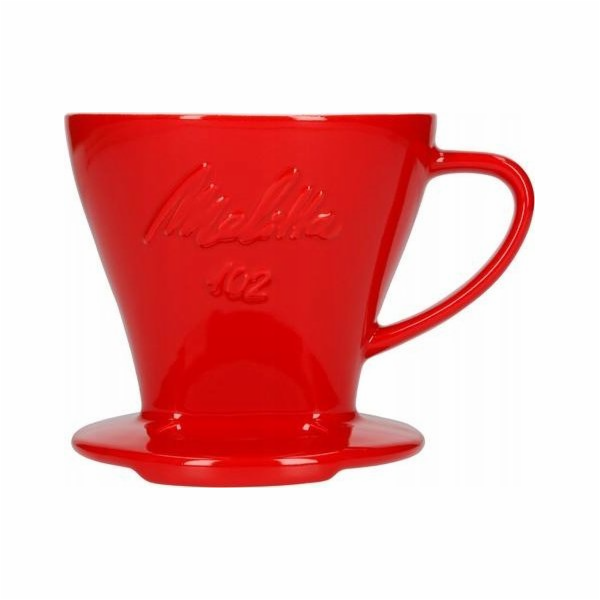Porcelánový překapávač kávy Melitta Melitta 102 - Červený