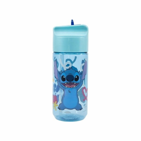 Láhev na vodu s brčkem pro děti STOR 75036 430 ml Stitch ...