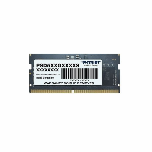 PATRIOT Signature 8GB DDR5 5600MT/s / DIMM / CL46 / 1,1V