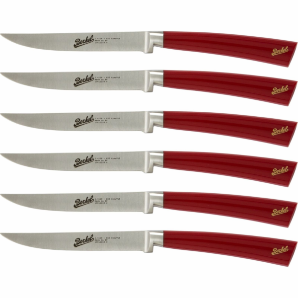 Berkel Elegance Glossy red Steak Set 6dílný.