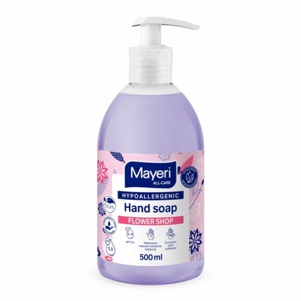 MAYERI Tekuté mýdlo Mayeri květinářství, 500 ml
