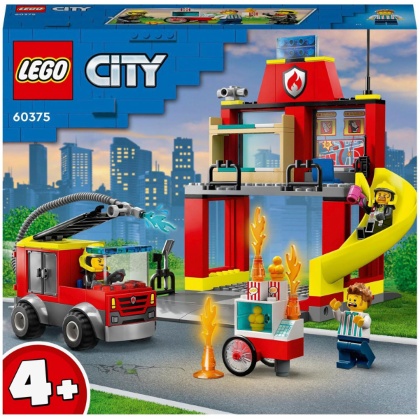 LEGO City 60375 Fire Station and Fire Engine