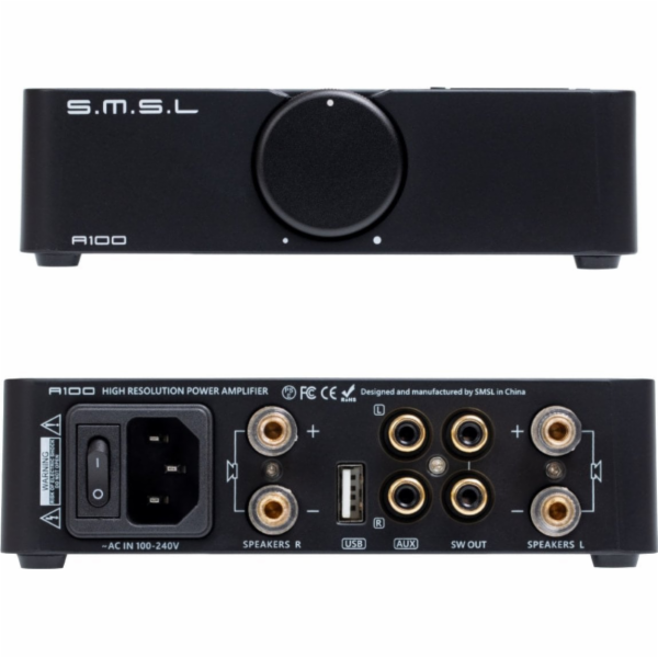SMSL A100 - Bluetooth reproduktorový zesilovač