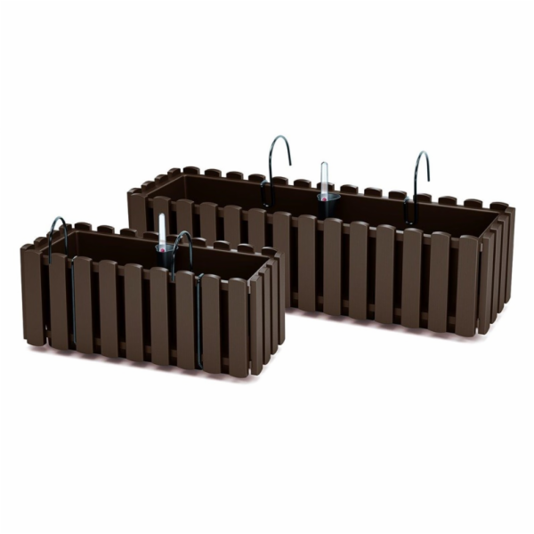 Hrnec Prosperplast Boardee, O 58 x 18 cm, hnědý