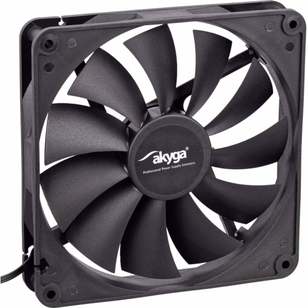 Akyga Ventilátor 140mm MOLEX černá