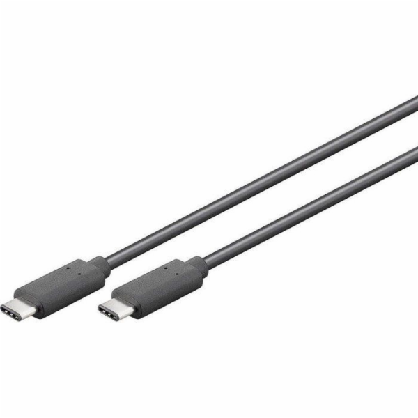 Goobay USB-C USB kabel – 0,5 m černý (67975)