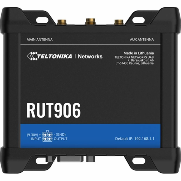 Teltonika LTE Cat 4 Router, RS232/RS485 - RUT906