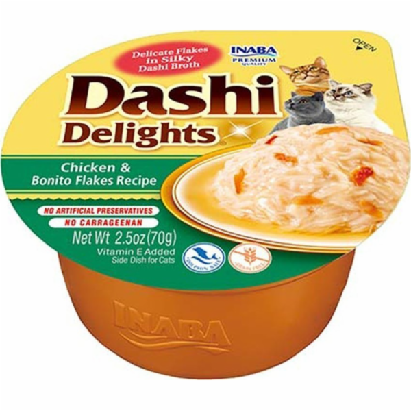 INABA Dashi Delights Chicken s bonito vločkami ve vývaru ...