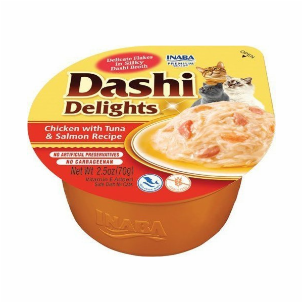 INABA Dashi Delights kuřecí vývar z tuňáka a lososa - koč...