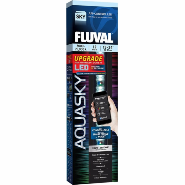 Fluval Fluval AquaSky LED 2.0 osvětlovací lišta 12W, 38-61cm