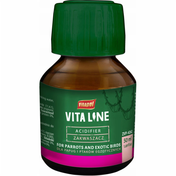 Vitapol Vitaline okyselovač pro exotické ptactvo 50ml