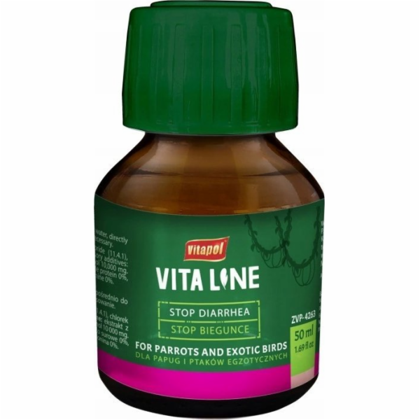 Vitapol Vitaline Stop průjmu pro exotické ptactvo 50ml