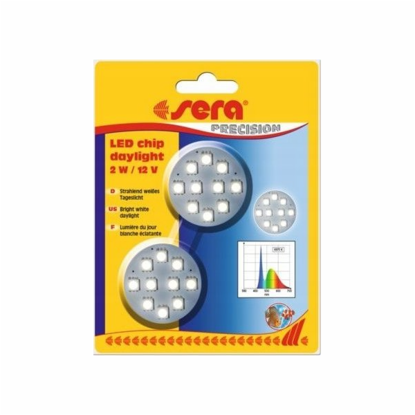 Sera LED čipové diody denního svícení 2 W / 12 V, 2 ks/BAL