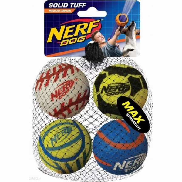 Tenisové míčky Zeus NERF, 6,4 cm, 4 ks/bal