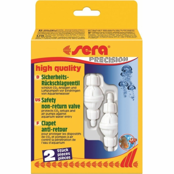 Sera Vysoce kvalitní zpětný ventil, jednostranný, 2 ks/bal
