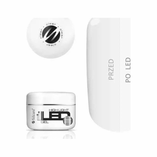Silcare High Light Led Gel, středně hustý, jednofázový Či...