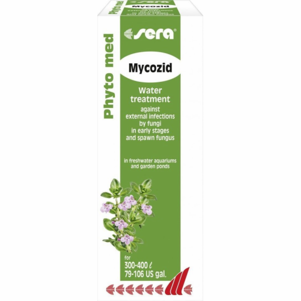 Sera Phyto med Mycozid 30 ml, bylinný kondicionér vody