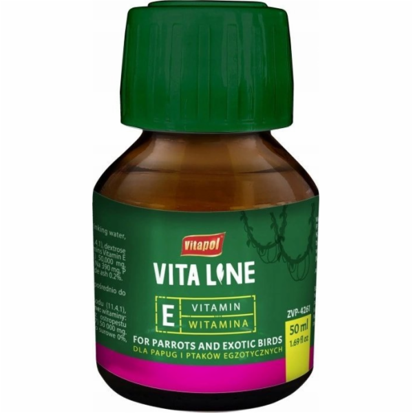 Vitapol Vitaline Vitamin E pro exotické ptactvo 50ml