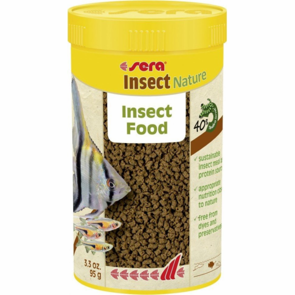 Sera Insect Nature 250 ml, základní krmivo