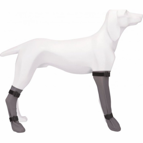 Trixie Ochranná ponožka, silikon, S: 6 cm/30 cm, šedá