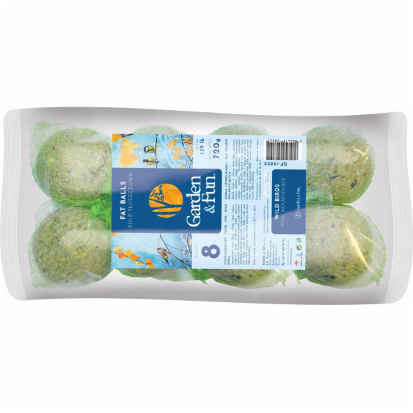 Garden&Fun Fat kuličky 90g/ks 8ks/bal 18 balení/krabice