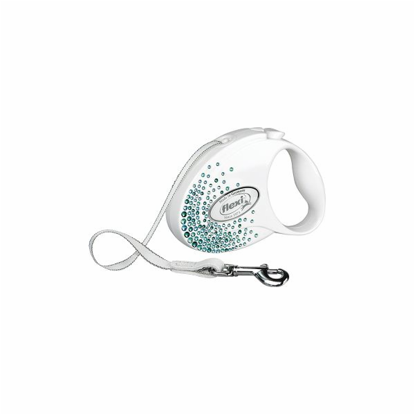 FLEXI Glam Splash Leaf with Swarovski crystals M - Dog Re...