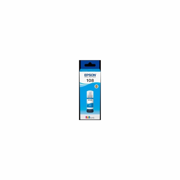 EPSON 108 EcoTank Cyan ink bottle