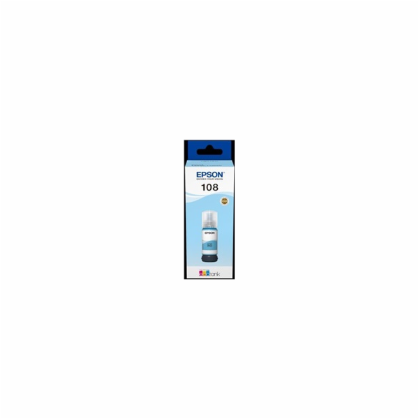 EPSON 108 EcoTank Light Cyan ink bottle