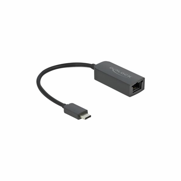 Delock USB adaptér 66645 USB-C - RJ45 černý (66645)