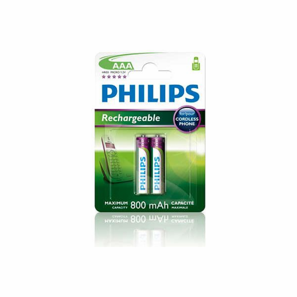 Baterie Philips Multilife AAA / R03 800mAh 2 ks.