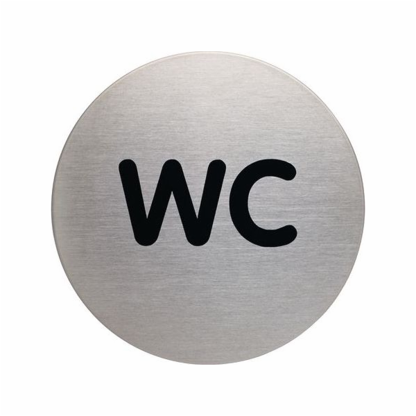 Sponky DURABLE Piktogram PICTO, kulaté WC 83mm